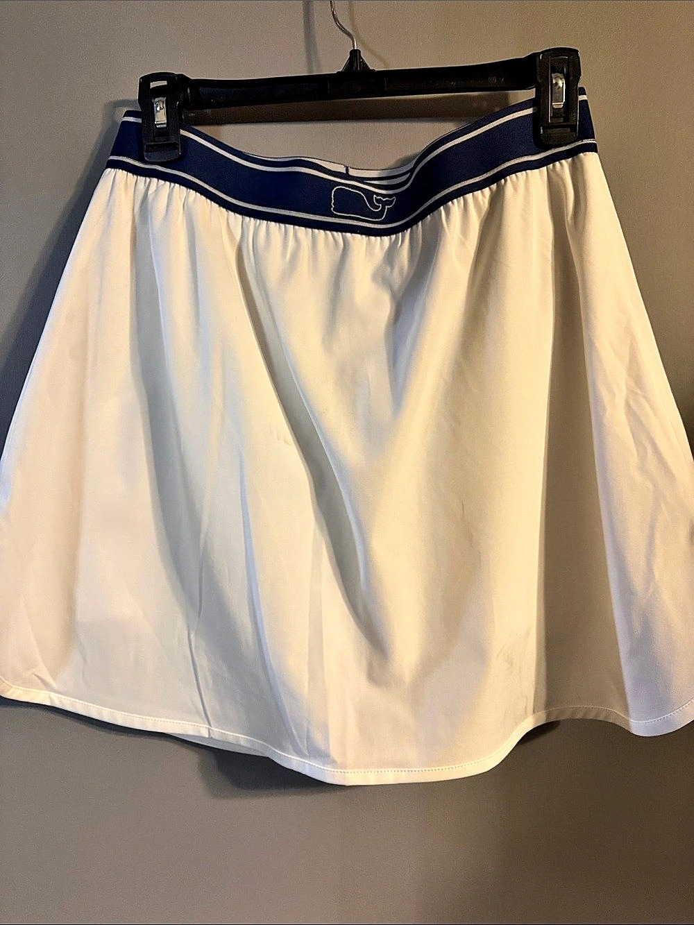 Vineyard Vines Performance Skort Athletic Shorts White & Blue Medium